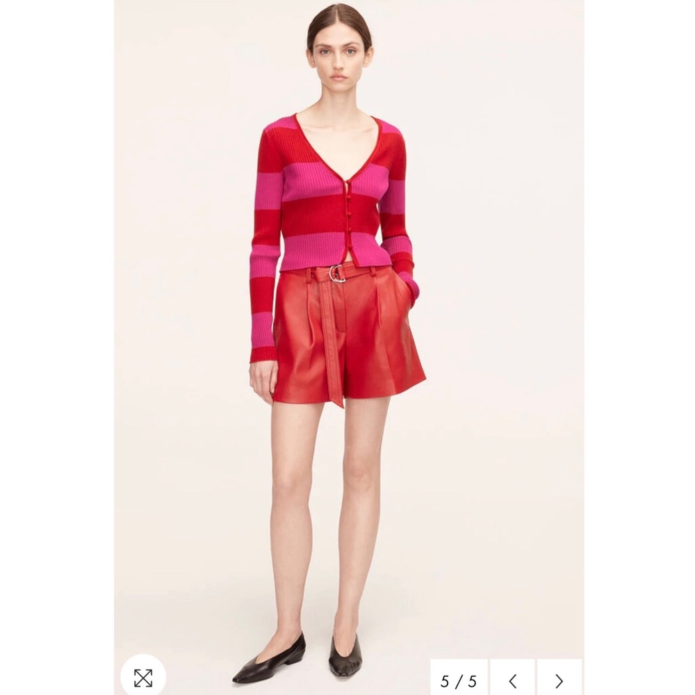 Rebecca Taylor Vegan Leather Shorts